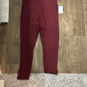 Apana Burgundy Leggings